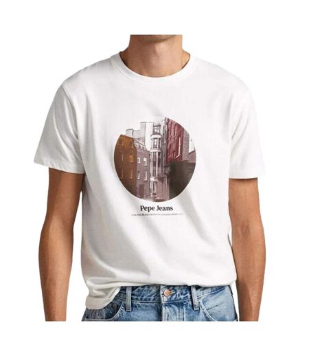 T-shirt blanc homme pepe jeans kervin
