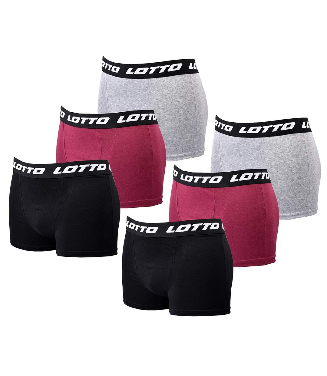 Boxer homme LOTTO Pack de 6 Boxers 0760