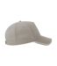 Casquette De Baseball Motif/style 5 Panneaux Recy Five Piping Adulte Gris Blanc Atlantis Headwear-4