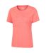 Womens/ladies Hiking Trail T-shirt Pink Mountain Warehouse-3