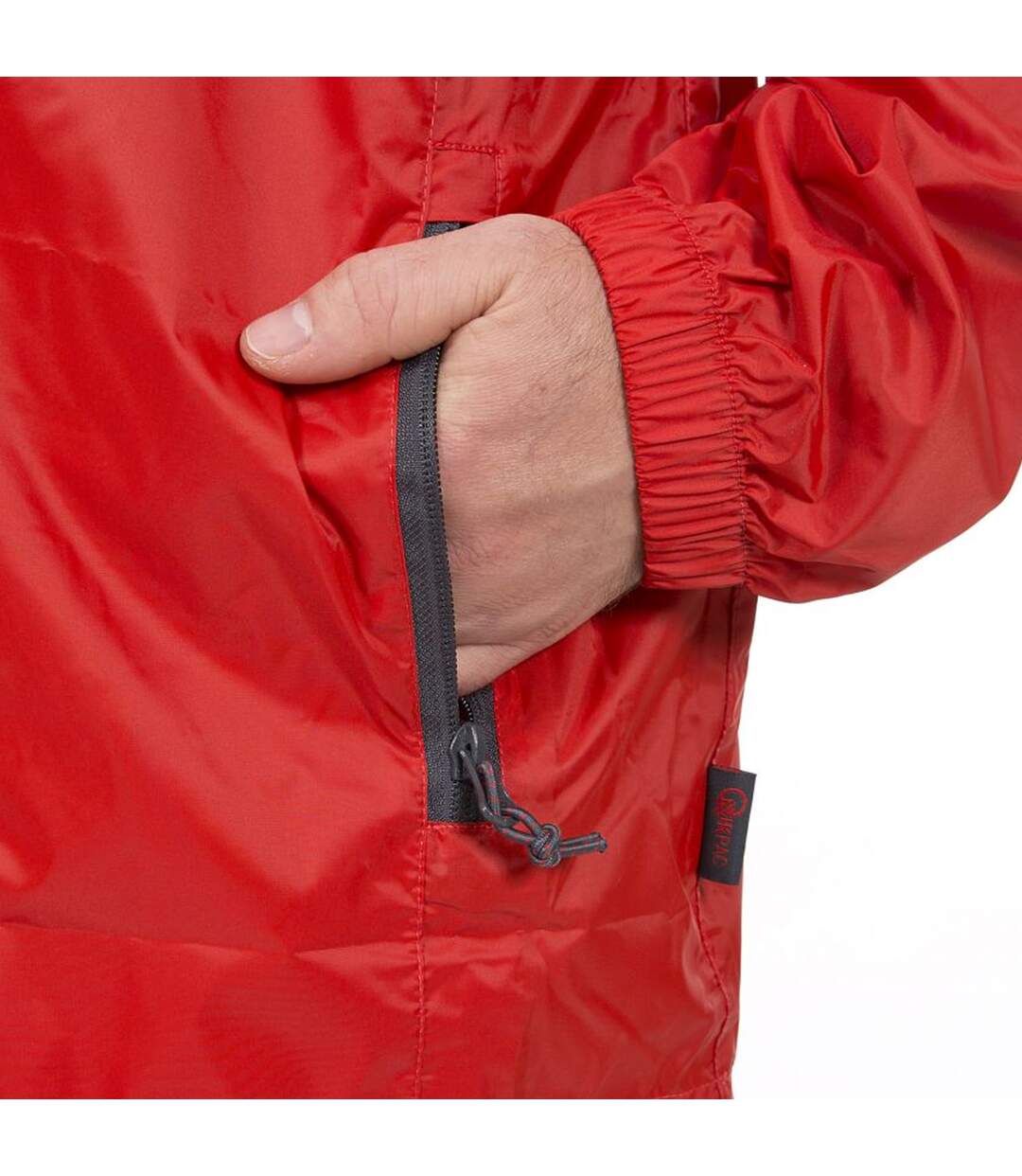 Veste imperméable qikpac adulte rouge Trespass