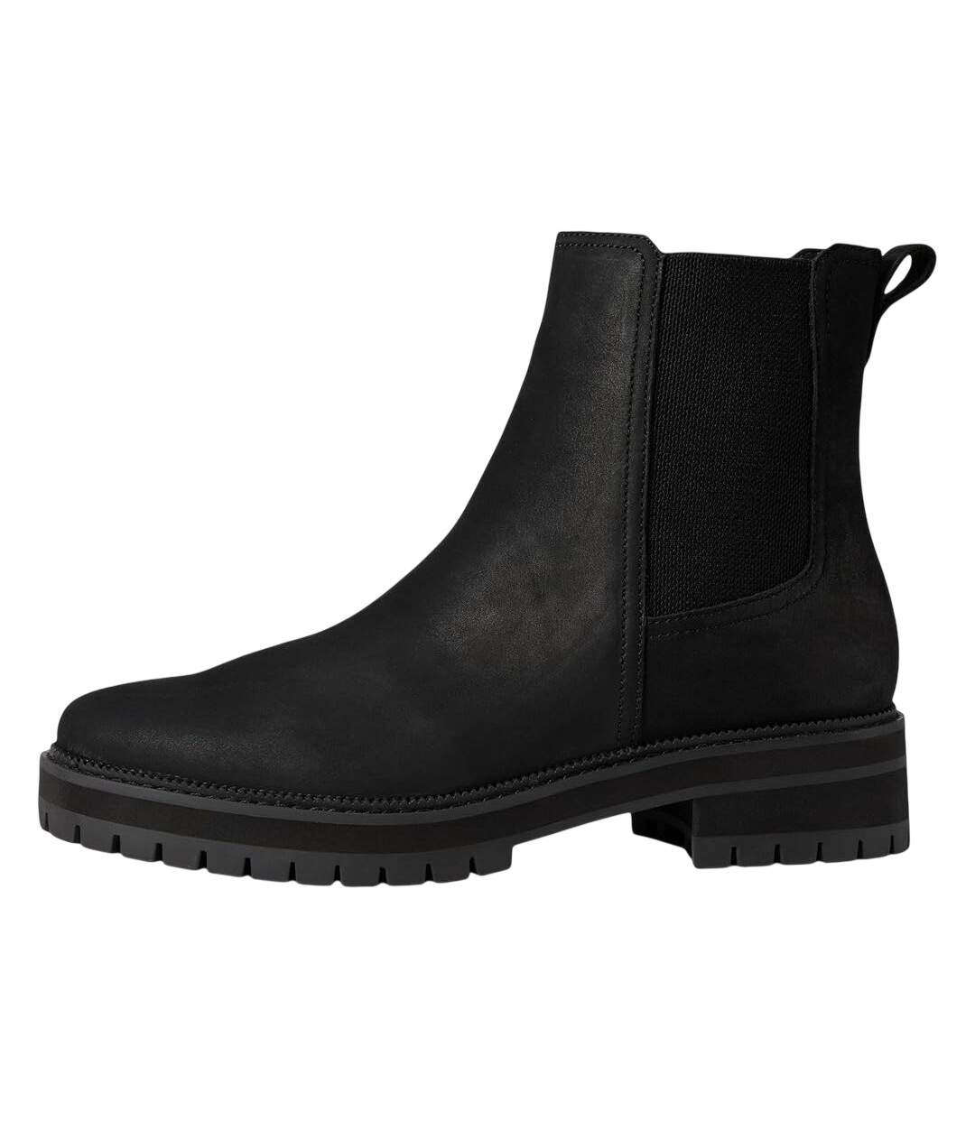 Womens/ladies Bennet Leather Ankle Boots Black Toms-3
