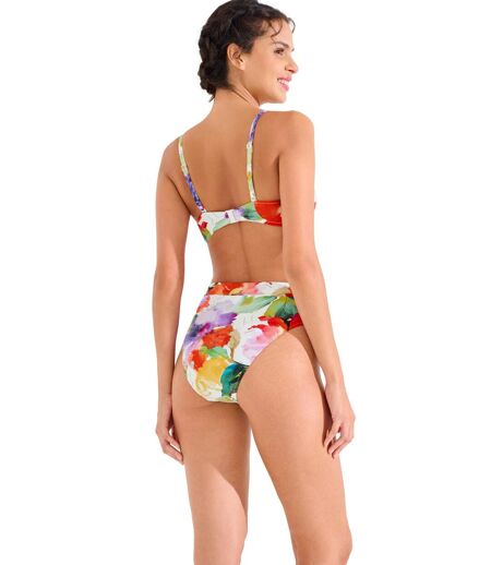 Bas maillot slip de bain échancré taille haute ROMA Lisca