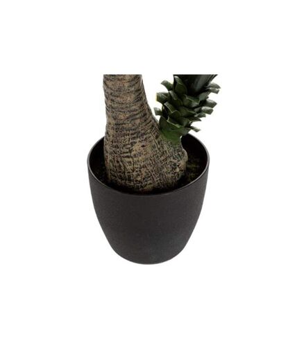 Plante Artificielle en Pot Yucca 130cm Vert & Noir