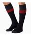 3 Pack Men's Thermal Striped Ski Socks | Extra Long Winter Socks-4