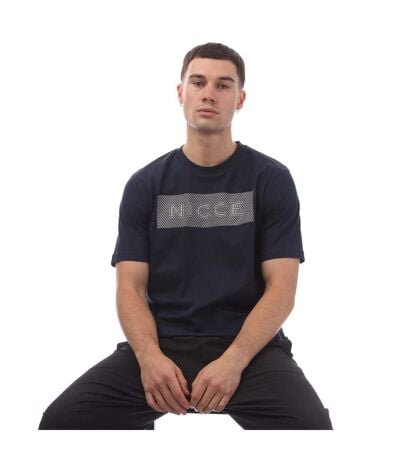 T-shirt Style Logo Alttio Homme Bleu Marine Nicce