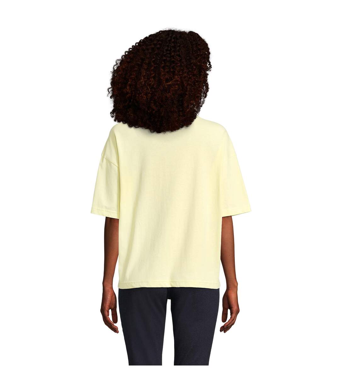 T-shirt femme jaune clair SOLS