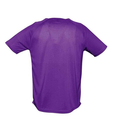 T-shirt Sporty Homme Violet Foncé SOLS