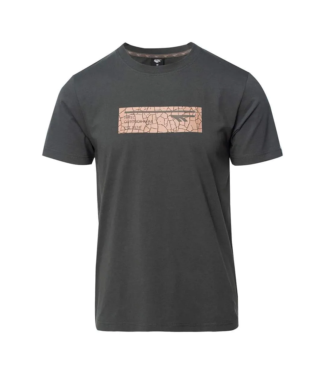 T-shirt Hamiloni Homme Marron Foncé Hi-Tec-2
