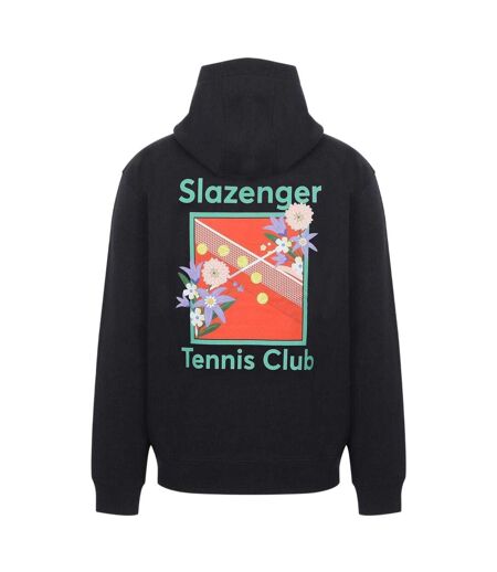Mens Tennis Club Hoodie Black Slazenger