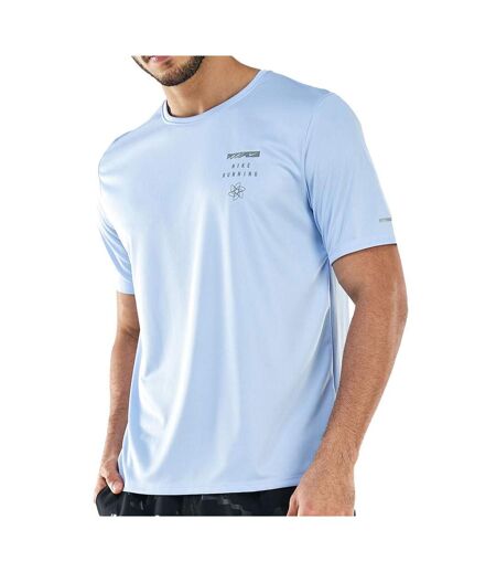 T-shirt Bleu Clair Homme Nike Miler - L