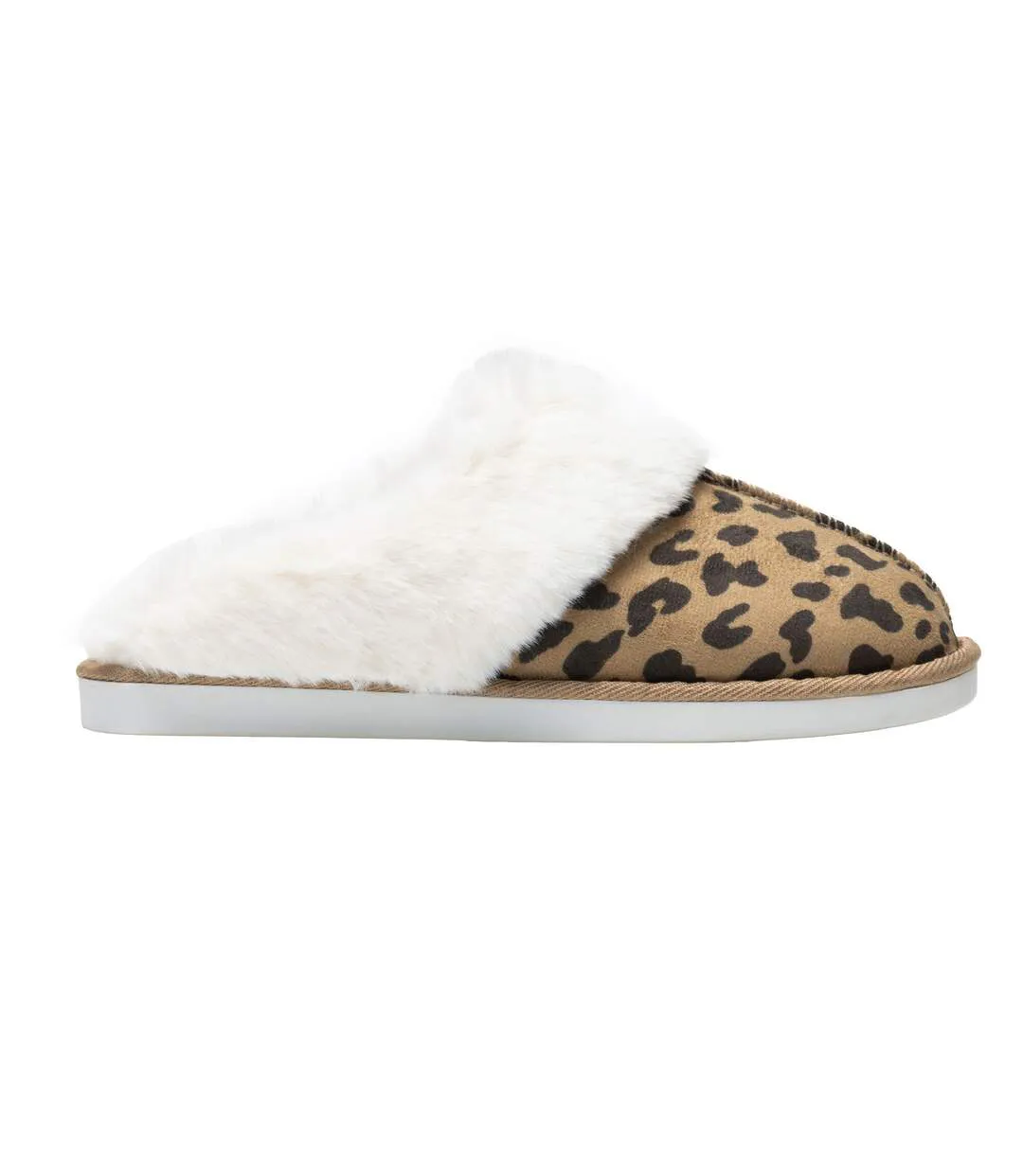 Chaussons Motif/style Imprimé Léopard Tulsy Femme Beige Noir Regatta-2