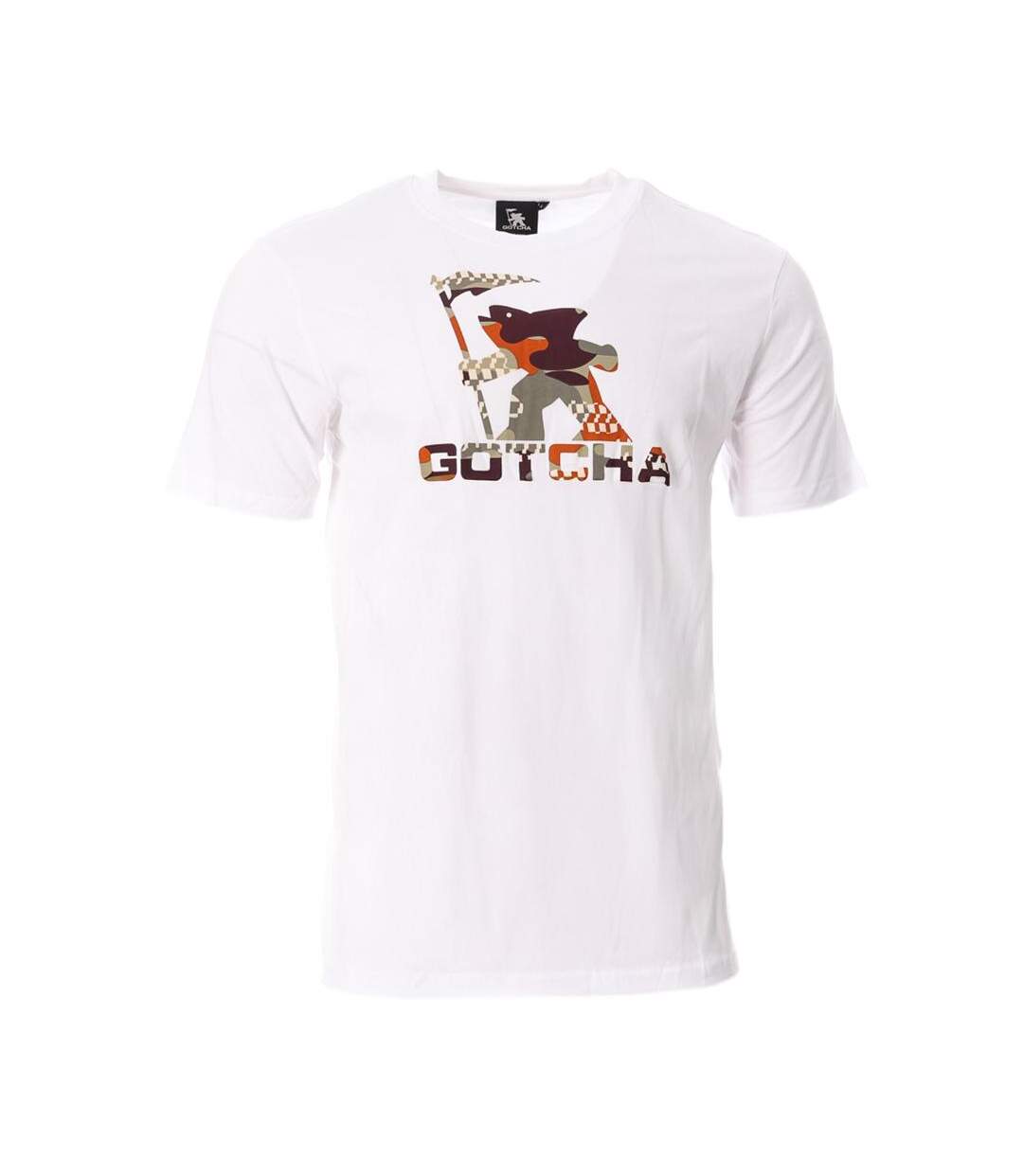 T-shirt blanc homme gotcha fishman 970950 - 3xl-1
