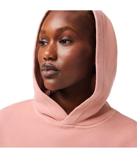 Sweat À Capuche Motif/style Logo Brodé Femme Rose Lacoste