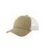 Casquette Trucker Motif/style 5 Panneaux Record-s Adulte Marron Kaki Atlantis Headwear-1