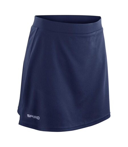 Short De Sport Coupe-vent À Séchage Rapide Pour Dames/femmes Bleu Marine Spiro