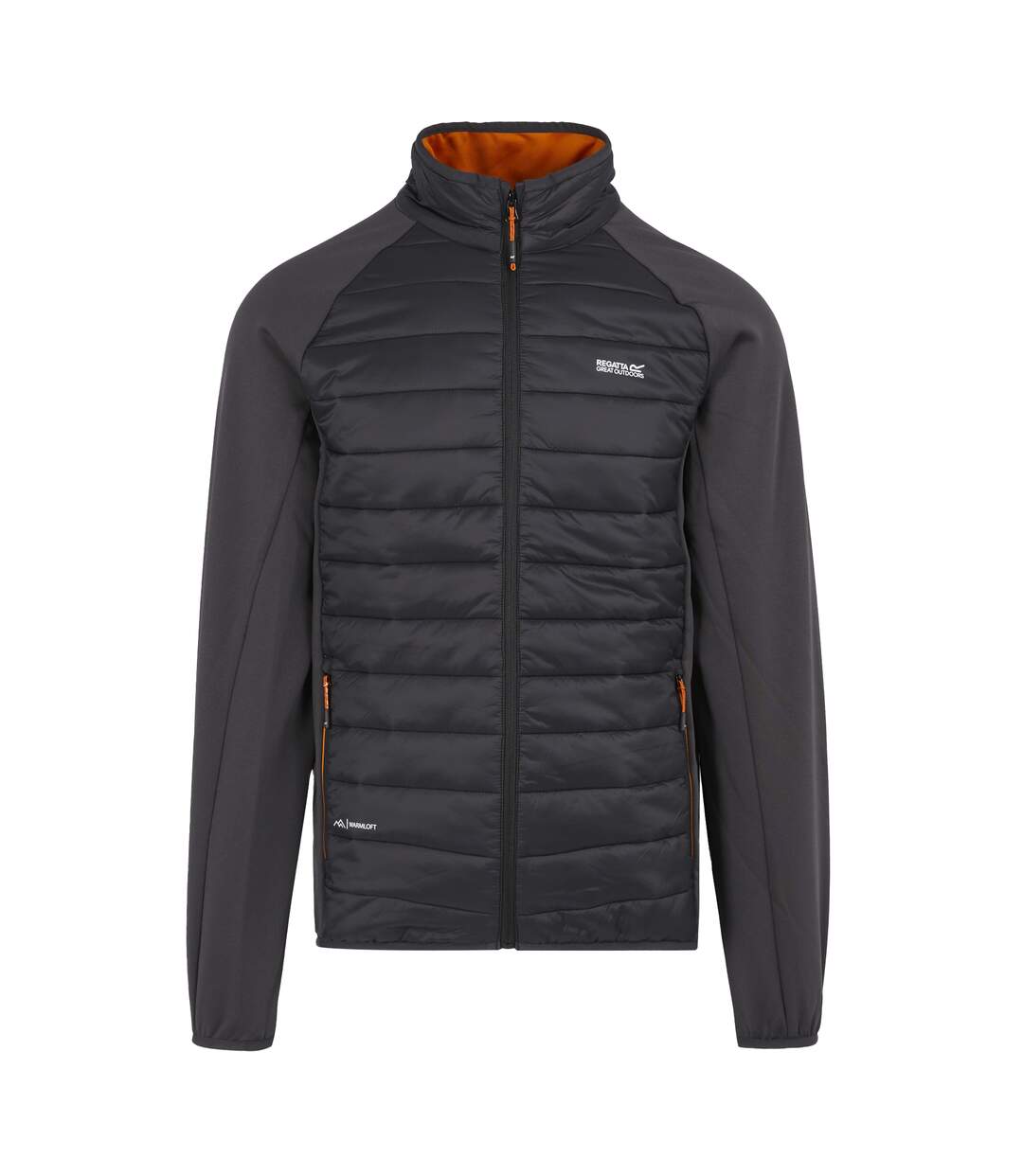 Mens clumber iv full zip hybrid jacket ash/fox Regatta