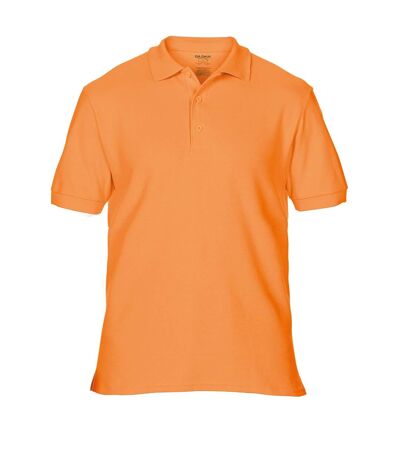 Gildan Mens Premium Cotton Sport Double Pique Polo Shirt (Tangerine) - UTBC3194