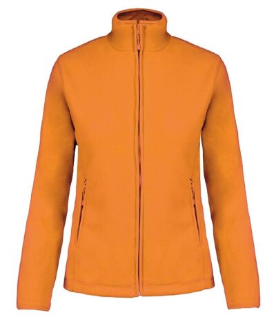 Veste micropolaire zippée - Femme - K907 - orange