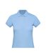 Polo Inspire Femme Bleu Ciel B&C-2