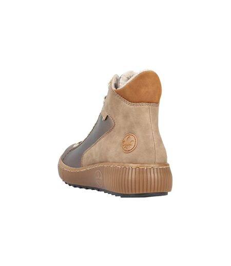 Basket Montante à Lacets et Zip Rieker Kasanga