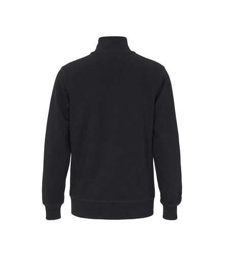 Mens French Terry Full Zip Jacket Black Cottover