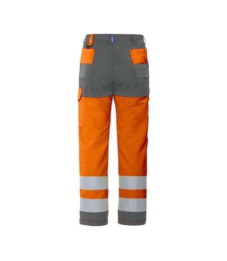 Projob - Pantalon cargo - Homme (Orange / Gris) - UTUB812