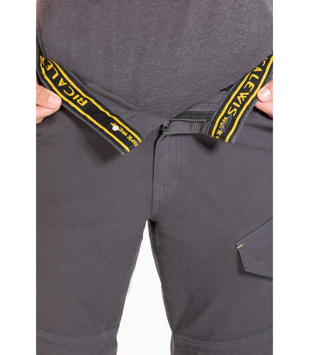 Pantalon coupe charpentier avec ouverture pour insertion de genouillères  HARDY 'Rica Lewis'