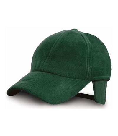 Casquette polaire cache oreilles hiver - RC036 - vert forêt