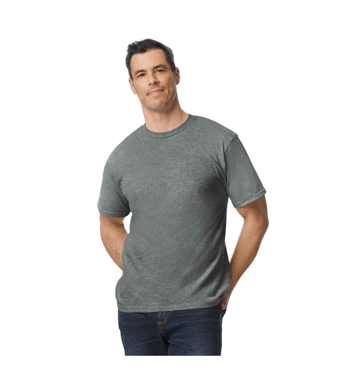 Mens t-shirt graphite heather Gildan Hammer