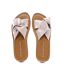 Sandales rose femme tommy hilfiger satin elevated beach - 36-3