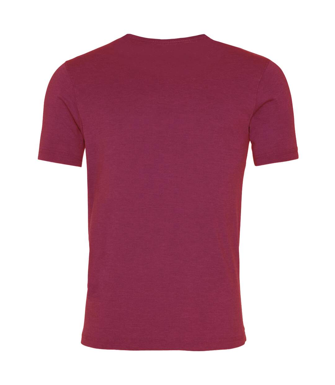 T-shirt manches courtes homme bordeaux AWDis-2