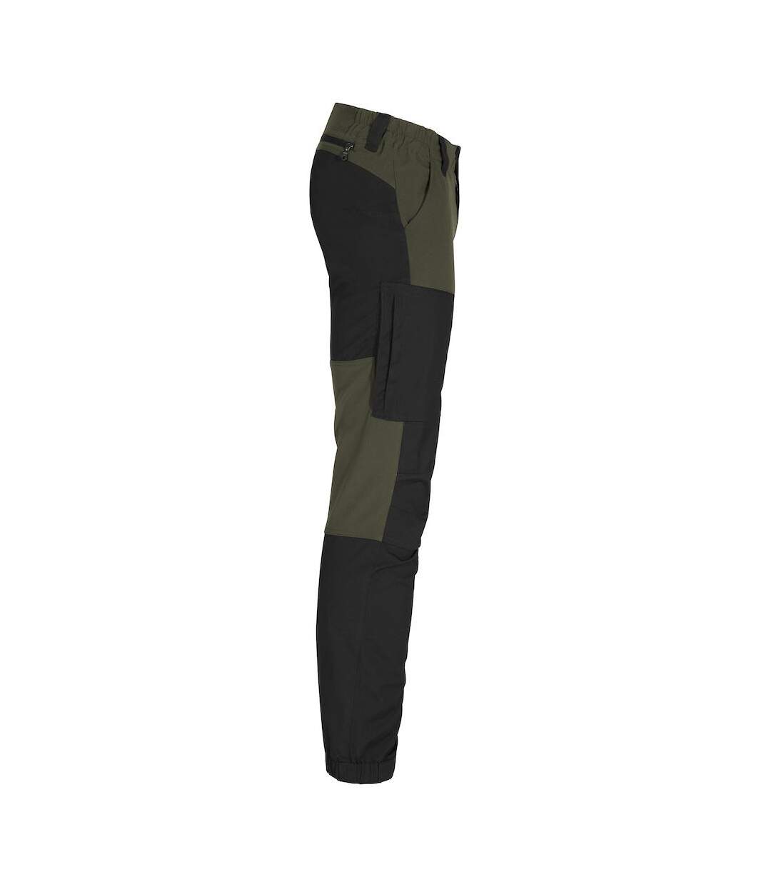 Pantalon cargo kenai homme vert kaki / noir Clique-4