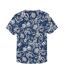 Blouse marine à fleurs femme tbs janiemis - 38-2