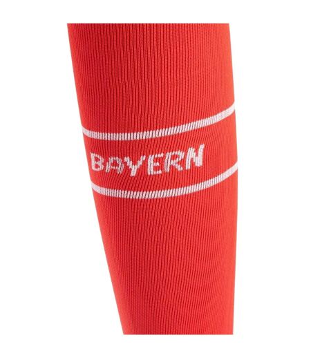 Chaussettes Domicile Motif/style Fc Bayern Munich Homme Rouge Adidas