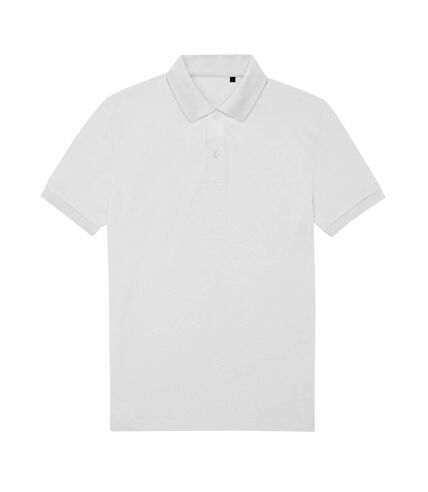 B&C Mens My Eco Polo Shirt (White)