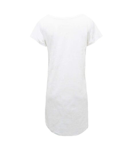 Robe T-shirt Femme Blanc Mantis