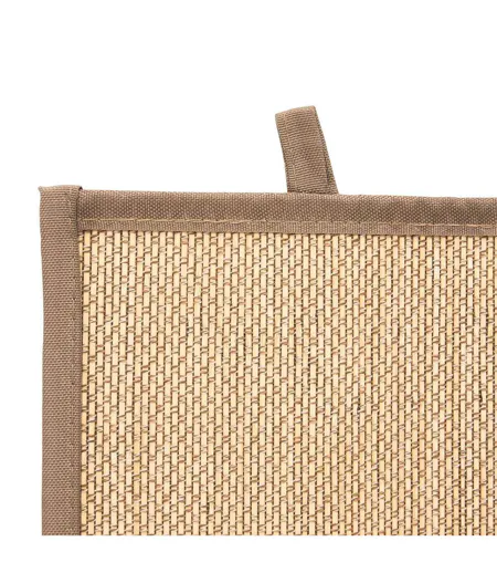 Tapis de Salle de Bain en Bambou Stemy 50x80cm Beige