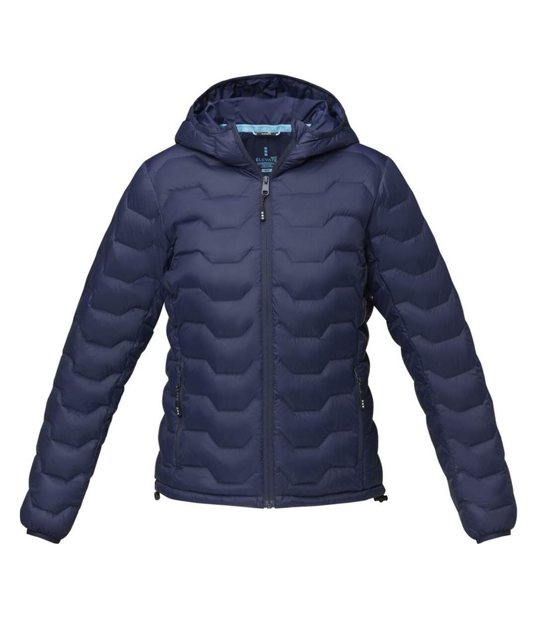 Womens/ladies petalite insulated recycled down jacket navy Elevate NXT