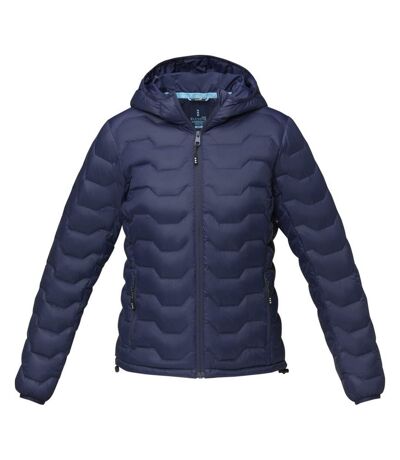 Womens/ladies petalite insulated recycled down jacket navy Elevate NXT