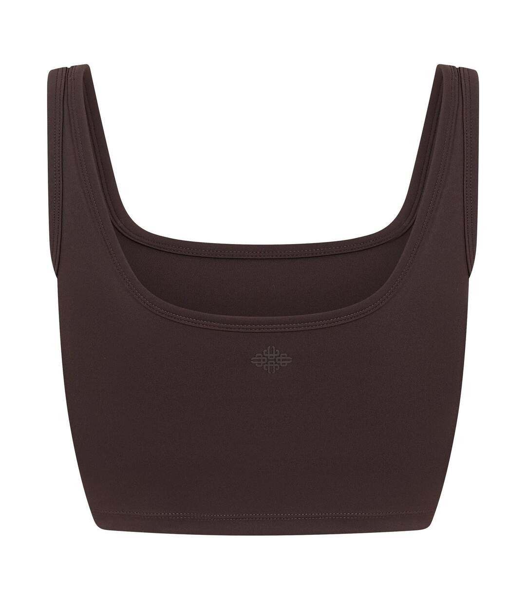 Womens/ladies Jersey Sports Bra Chocolate Couture-1