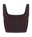 Womens/ladies Jersey Sports Bra Chocolate Couture-1