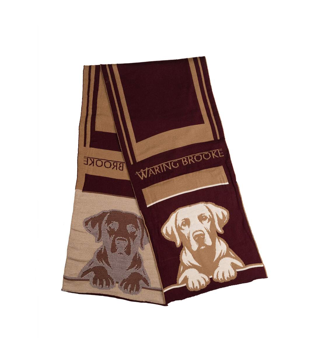 Écharpe Style Labrador Adulte Taille Unique Bordeaux Waring Brooke-1