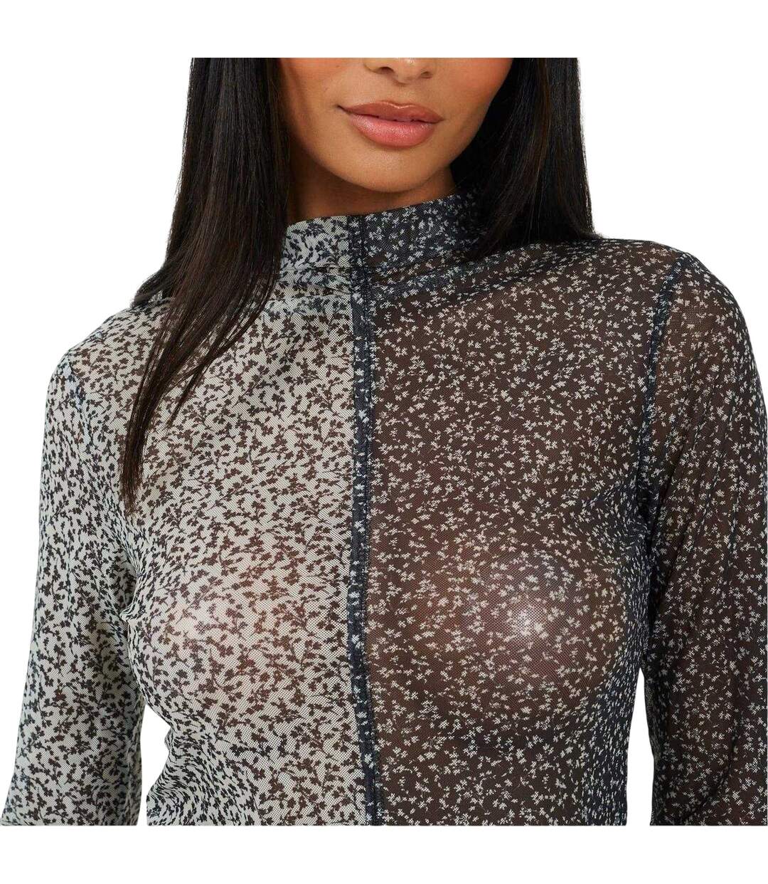 Haut Illusion Femme Noir Crème Brave Soul-4