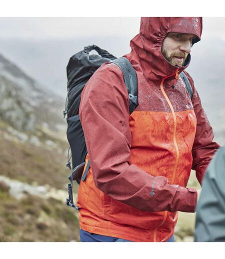 Mens Waterproof Outdoor Jacket with Hood Windproof Rain Shell Coat