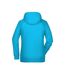 Sweat À Capuche Femme Turquoise Vif James And Nicholson-2