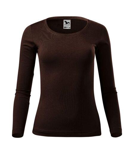 T-shirt Manches Longues Femme Marron Malfini