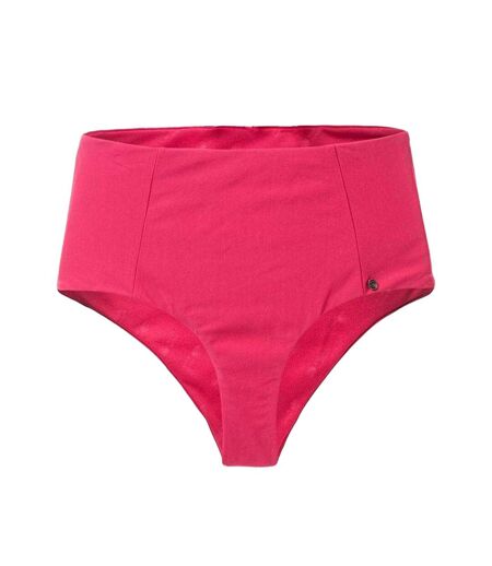 Bas De Maillot De Bain Motif/style Uni Palima Femme Rouge Aquawave