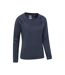 Womens/ladies Endurance Long-sleeved Top Navy Mountain Warehouse-4