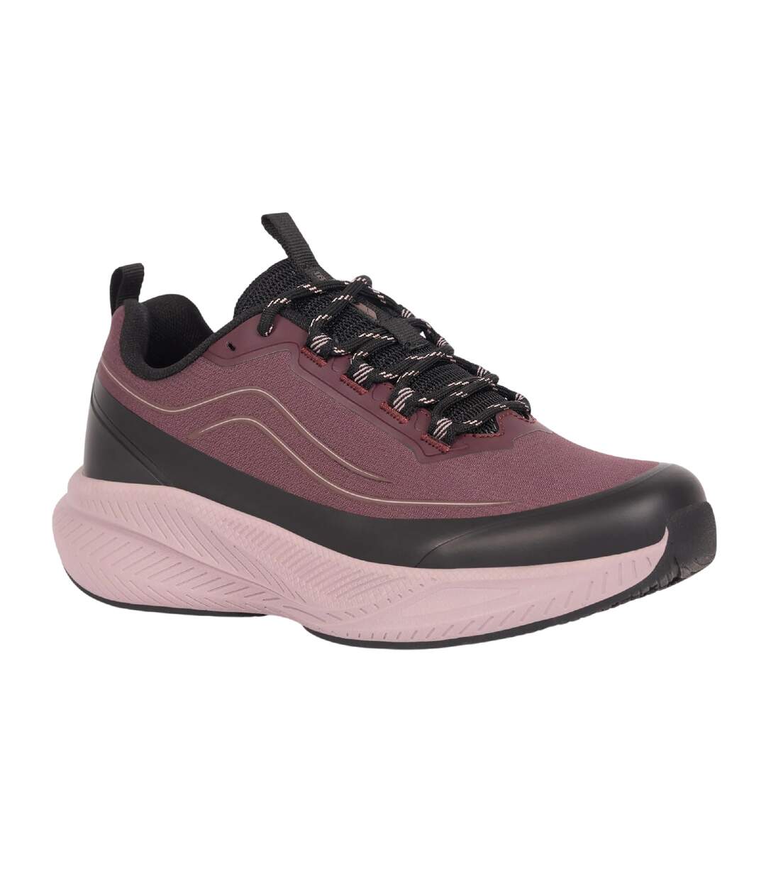 Womens/ladies Lizzy Trainers Grape Trespass-4
